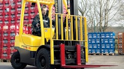 A Hyster forklift truck at work. Gregory Poole Equipment has acquired two Hyster and Yale dealerships as well as certain assets of Briggs Equipment.