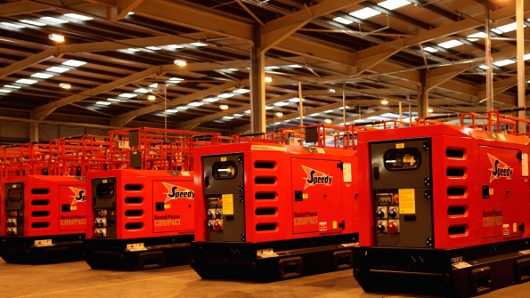 Speedy Hire machines at the company39s Tamworth facility