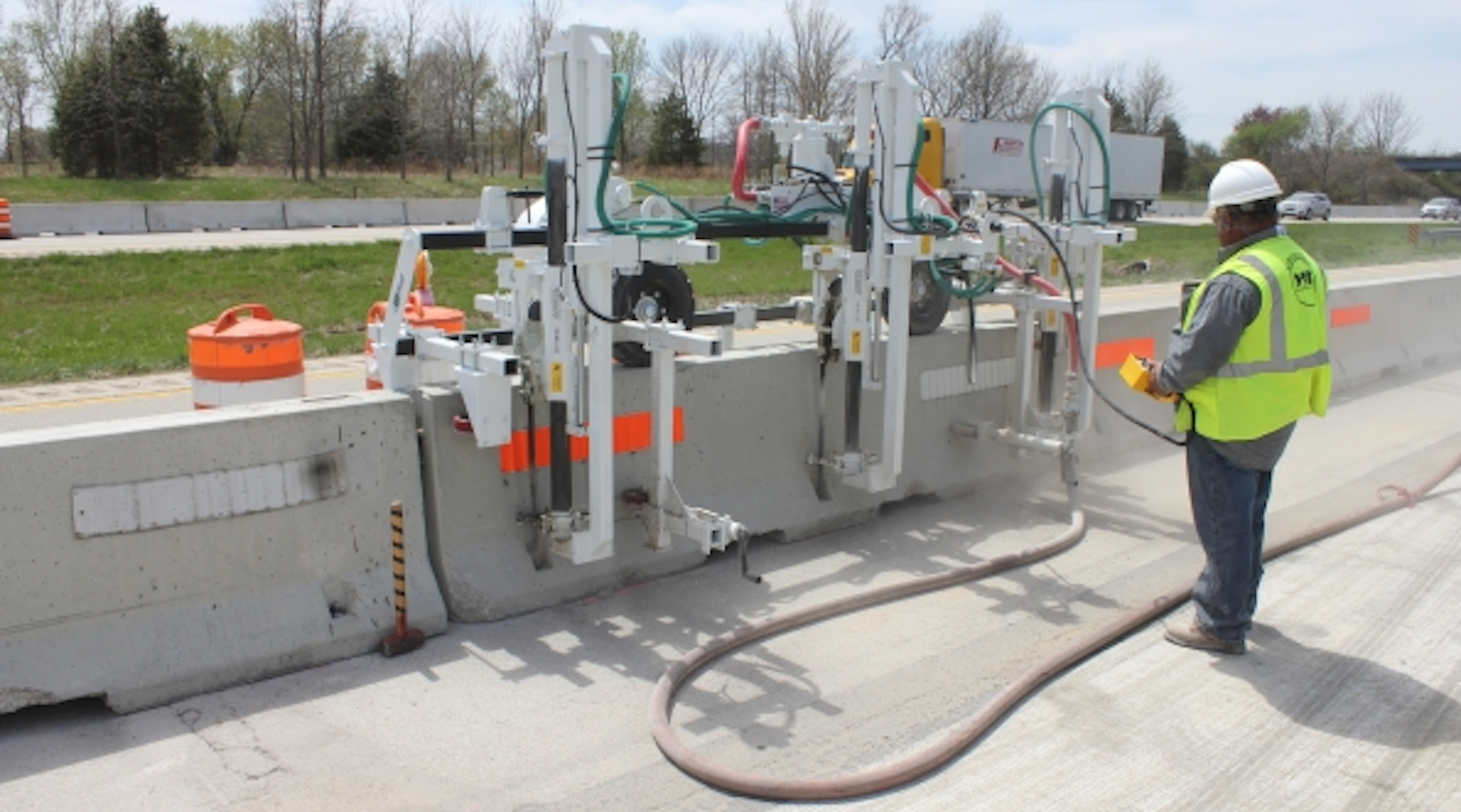 Minnich Introduces Concrete Barrier Wall Drill at WOC