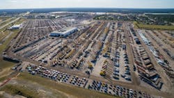 Aerial view of Ritchie Bros Auctioneers39 Orlando Fla auction site Aerial view of Ritchie Bros Auctioneers39 Orlando Fla auction site