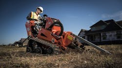 Rental Show attendees can complete an entry form for a chance to win a C30X walk-behind trencher, or fill a form out online.