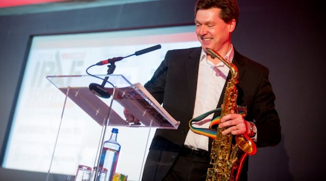 Punctuating his remarks with a saxophone solo, Nationwide Platforms managing director Jeremy Fish says it takes discipline, commitment and passion to play music well, and the same applies to safety practices.