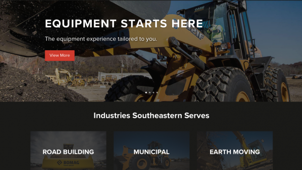 Southeastern Equipment Co. Redesigns its site Rental Equipment