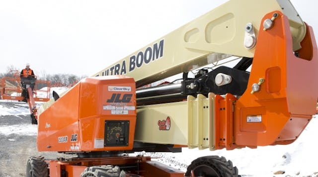 JLG introduces its 1500 AJP with a working envelope of 74,000 cubic meters.