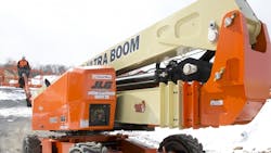 JLG introduces its 1500 AJP with a working envelope of 74000 cubic meters JLG introduces its 1500 AJP with a working envelope of 74000 cubic meters