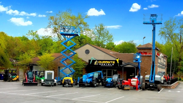 Located in a former hamburger restaurant Durante Rentals39 sixth location is in West Nyack NY Relish and mustard with that scissorlift please