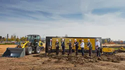 Wacker Neuson officials gather for ceremonial groundbreaking for a new facility in Reichertshofen Germany Wacker Neuson officials gather for ceremonial groundbreaking for a new facility in Reichertshofen Germany