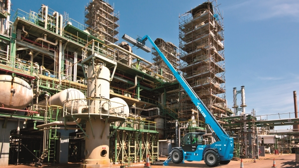 Genie has simplified maintenance protocols for Genie GTH telehandlers and GS scissorlifts