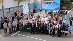 Noble Iron staff and guests at last year&apos;s Grand Opening of its Pico Rivera, Calif., facility in the Los Angeles area.