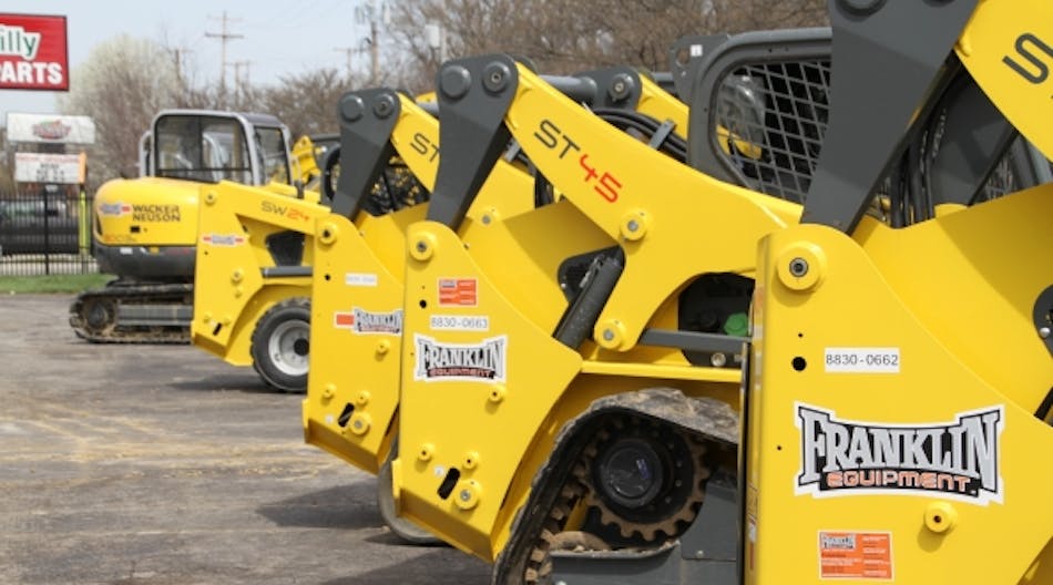 Franklin Equipment offers a variety range of construction equipment for rental and sale.