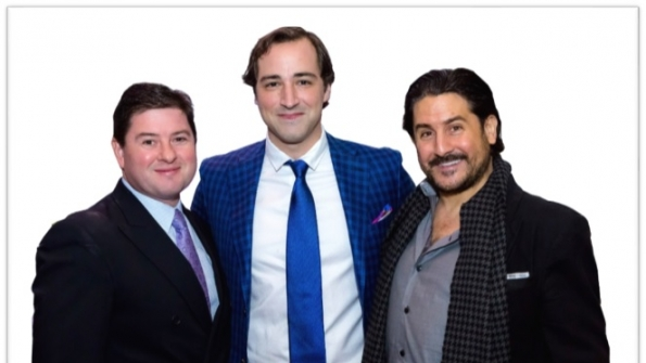 Durante Rentals owners and SBA honorees from left Christopher Jones CFO Anthony Durante CEO and John Durante president