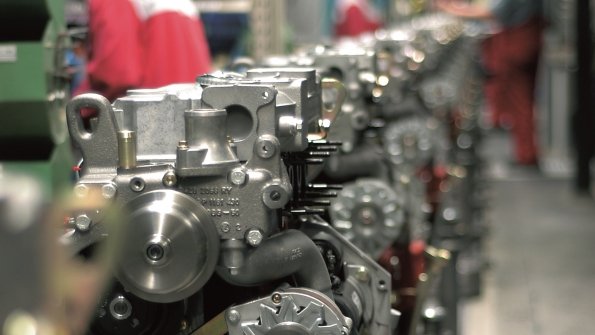 The nine millionth engine worldwide rolls off the production line last year