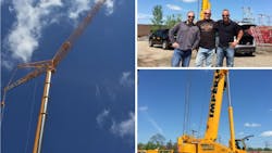 Pictures of Imperial39s Liebherr cranes In the upper right photo from left Larry Eckhart vice president of Imperial Crane Services Bruce Gay crane operator and Imperial Cranes president and CEO BJ Bohne Pictures of Imperial39s Liebherr cranes In the upper right photo from left Larry Eckhart vice president of Imperial Crane Services Bruce Gay crane operator and Imperial Cranes president and CEO BJ Bohne