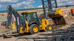 Deere equipment at work Deere equipment at work