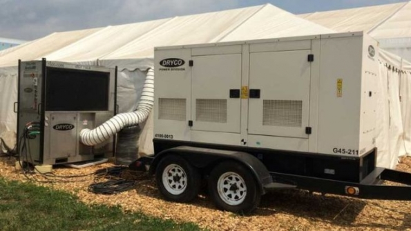 A Dryco unit on a jobsite