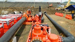 Xylem39s Godwin Pumps transfer 17 billion gallons of water to help construction of a new series of locks at the Panama Canal earlier this year Xylem39s Godwin Pumps transfer 17 billion gallons of water to help construction of a new series of locks at the Panama Canal earlier this year