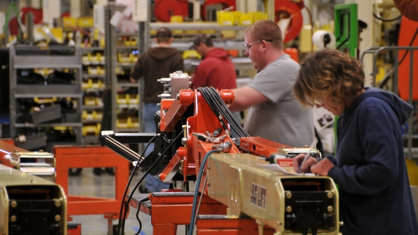 JLG workers are recognized for participation in safety committee projects new employee training programs that teach job skills and ergonomic practices and several other areas of proactive safety practices
