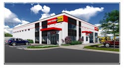 Shown here in an artist&apos;s rendering, Patten Cat opens its new Wauconda, Ill., facility Sept. 12, 2016.