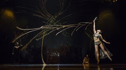 A scene from Cirque du Soleil&apos;s Amaluna. Aggreko is providing temperature control for its Manchester, U.K., performances.