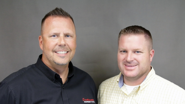 Heath Watton left and Mickey Gourley will play key roles in running daily operations for Southeastern Equipment