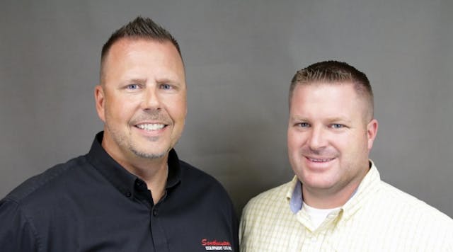 Heath Watton, left, and Mickey Gourley, will play key roles in running daily operations for Southeastern Equipment.