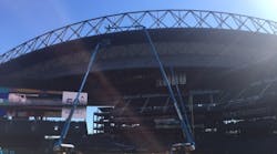 Genie machines at the company's recent 50-year celebration at Safeco Field in Seattle. Genie machines at the company's recent 50-year celebration at Safeco Field in Seattle.