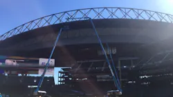 Genie machines at the company39s recent 50year celebration at Safeco Field in Seattle