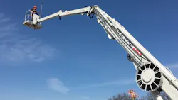 Able Equipment39s new Reachmaster 170foot lift Able Equipment39s new Reachmaster 170foot lift