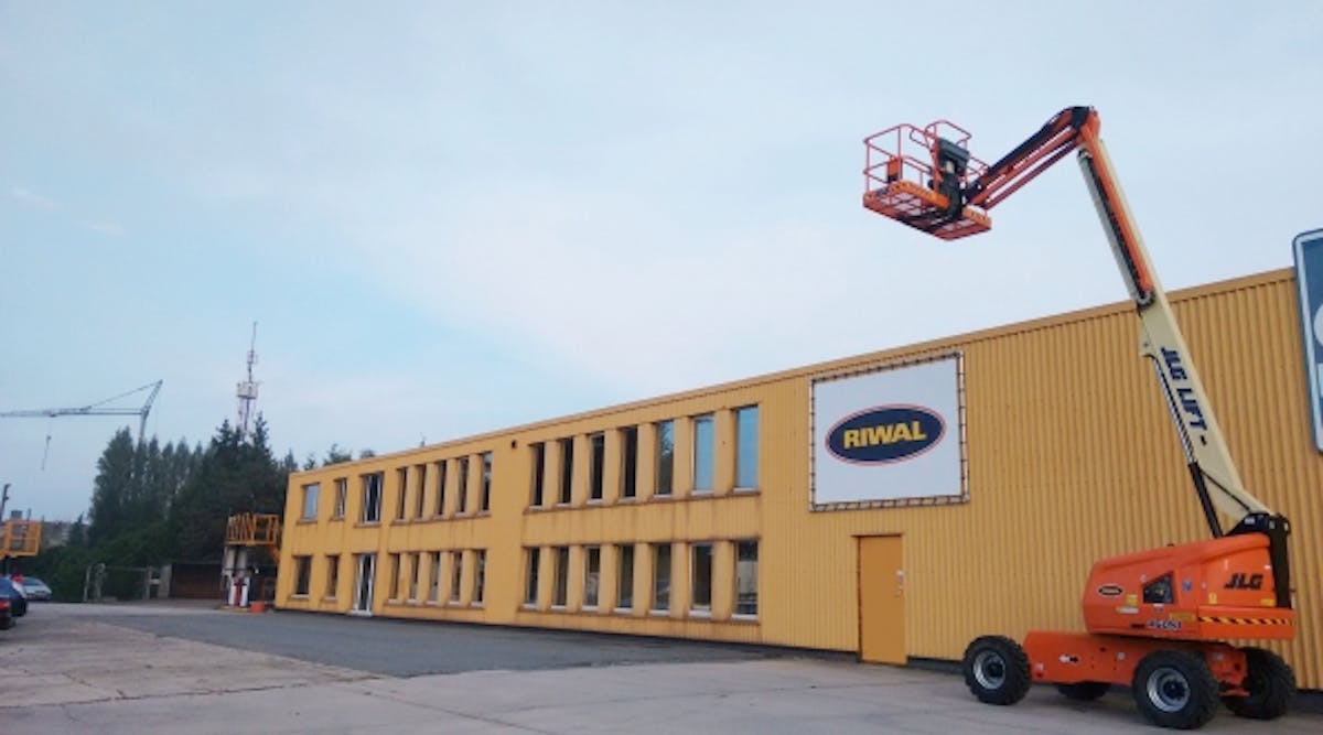 Riwal, shown at a Belgium facility, has operations in 16 countries.