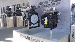 Kohler engines on display at World of Concrete in Las Vegas in 2016 Kohler engines on display at World of Concrete in Las Vegas in 2016