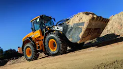 JCB is contributing a 437 wheel loader pictured and a 3CX backhoe to help with cleanup efforts in the Savannah Ga area after Hurricane Matthew caused nearly 100 million in damage in Georgia alone