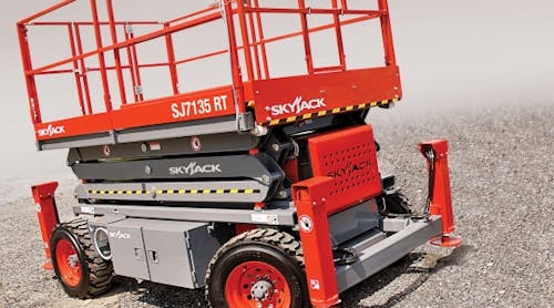 One Hundred Skyjack Machines Working on Massive London Crossrail ...