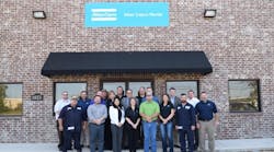 Atlas Copco Rentals employees at the new Shreveport, La., branch.