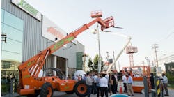 More than 100 rental and end-user customers gathered for the grand opening of Ahern Chile. The facility will offer sales, service, training and parts for Snorkel and Xtreme machines.