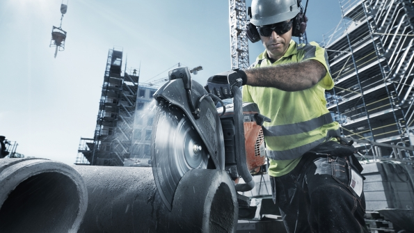 Husqvarna also a leader in concrete saws has acquired dust and slurry management specialist Pullman Ermator