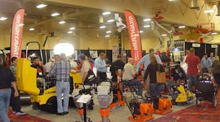 Multiquip does a brisk business at last year&apos;s Rental Rally.