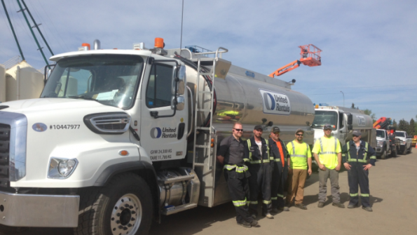 In one of the most dramatic events of the rental industry year United Rentals tankers gave away gasoline to people fleeing the Ft McMurray Alberta Canada wildfires