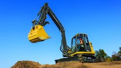 John Deere39s new 85G excavator at work John Deere39s new 85G excavator at work