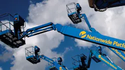 With the acquisitin of Lavendon including its Nationwide Platforms division Loxam now has abut 45000 powered access units