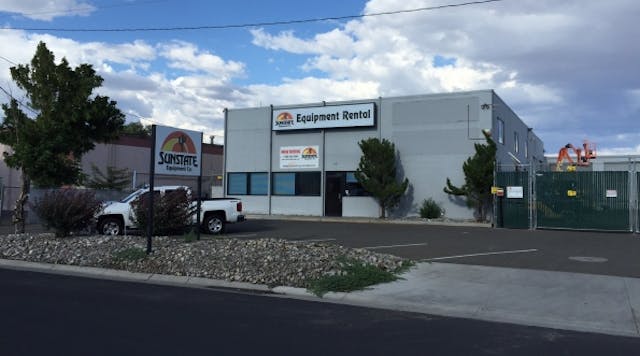 Sunstate Equipment Rentals&apos; Reno, Nev., branch.
