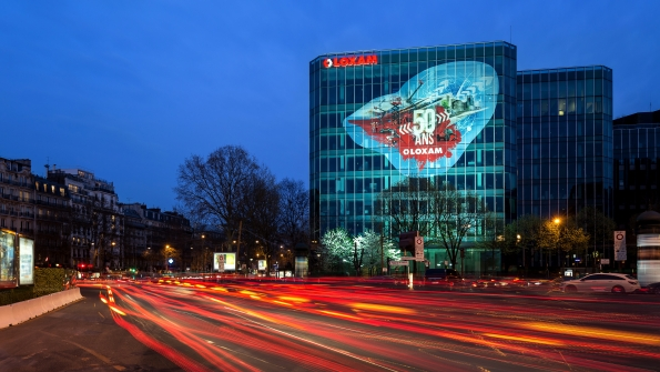 More than 50000 vehicles per day pass Loxam39s headquarters building in Place de la Porte Maillot in Paris