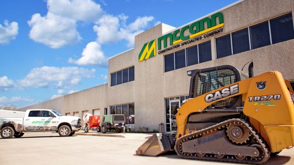 McCann Industries founded in a garage 50 years ago began as a retailer of construction supplies before evolving into a major dealership with rental services