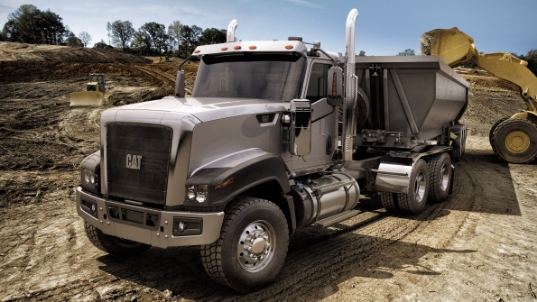 Caterpillar posted a quarterly yearoveryear sales increase for the first time in more than two years