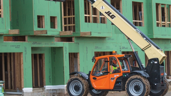 JLG posted lower sales of telehandlers in North America and Europe in Oshkosh39s fiscal second quarter