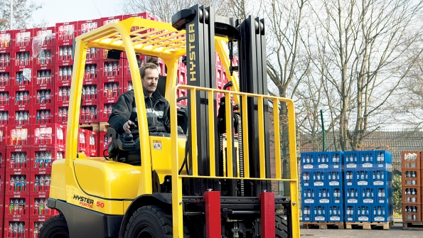 Hyster is one of many brands in Wajax39 rental fleet