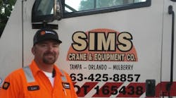 Recent graduate Clay Crosby completed the apprenticeship program in Mulberry, Fla., and now operates his own crane.