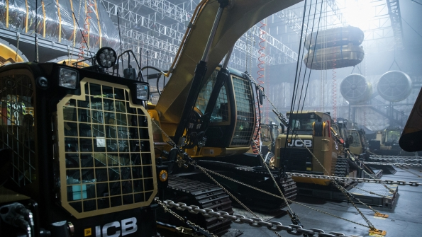 JCB construction machines play roles in Alien Covenant