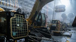 JCB construction machines play roles in Alien Covenant JCB construction machines play roles in Alien Covenant