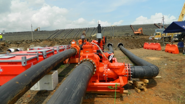 Xylem39s Godwin pumps at work at the Panama Canal
