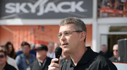 Skyjack president Brad Boehler at a recent trade show